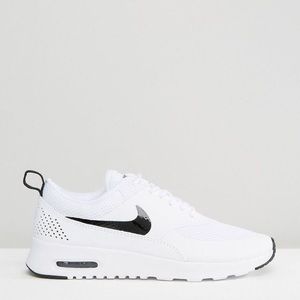 White Nike Thea’s, size 9.5 women’s